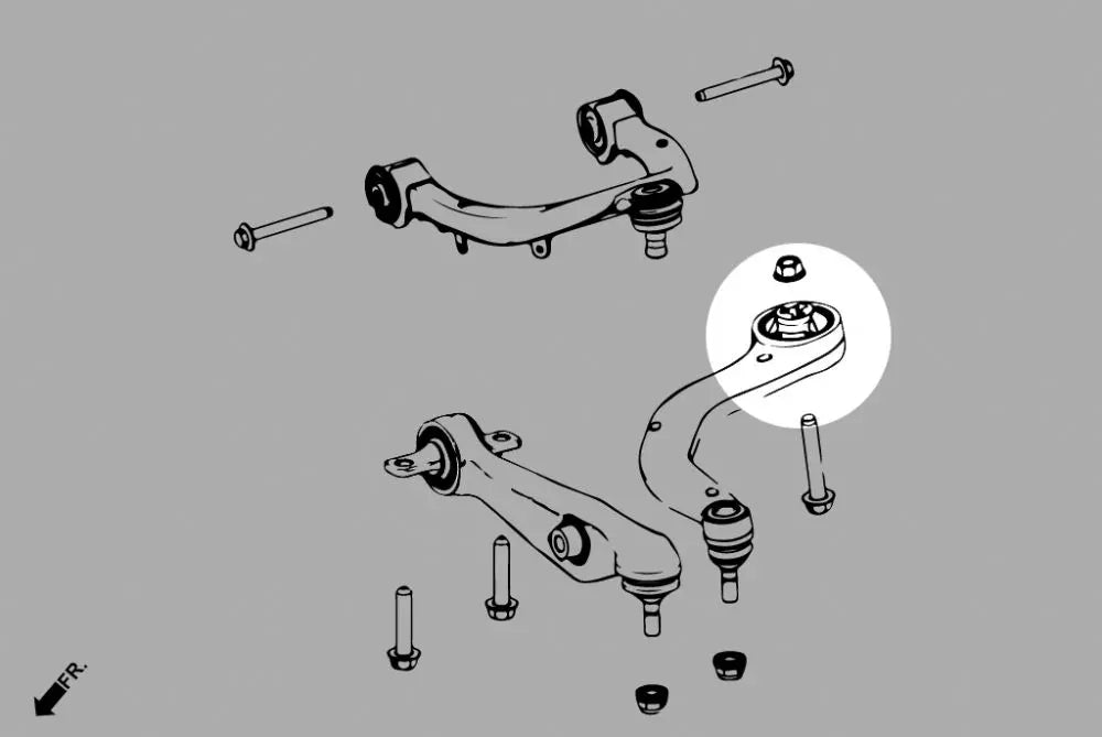 Front Lower Rear Arm Bushing (2 PC)
